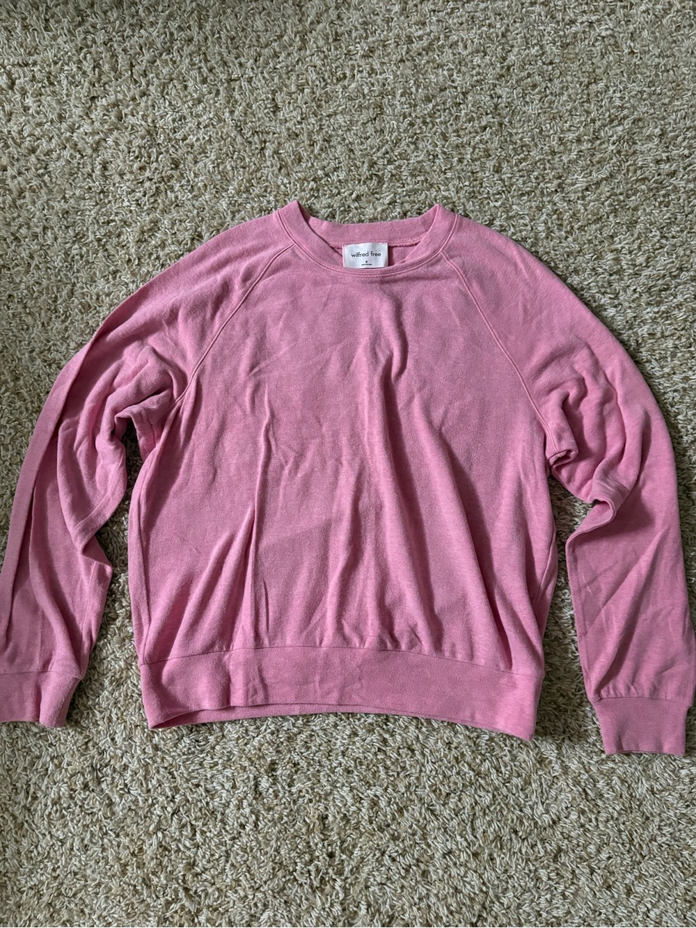Wilfred Free Women’s Pink Crewneck Sweater